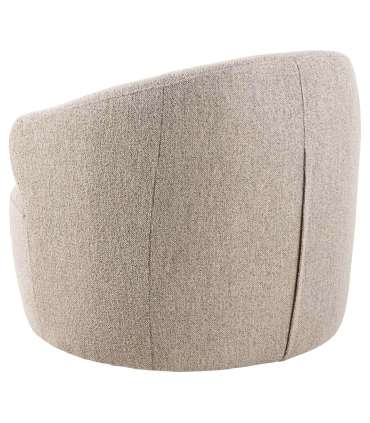 Tugitool WESTPORT beež, 80x80xH76,5cm, kangas, metall