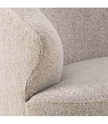 Tugitool WESTPORT beež, 80x80xH76,5cm, kangas, metall