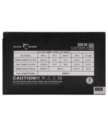 White Shark GPSU-W500F Captain 3  500W 80+ RGB