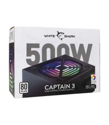 White Shark GPSU-W500F Captain 3  500W 80+ RGB