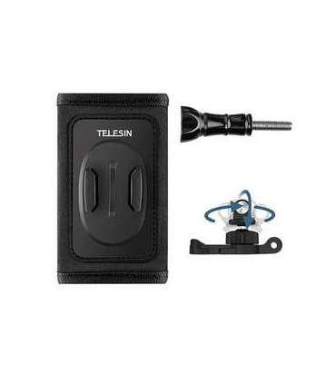 Backpack strap mount kit Telesin with 360° J-hook for sports cameras (GP-BPM-005)