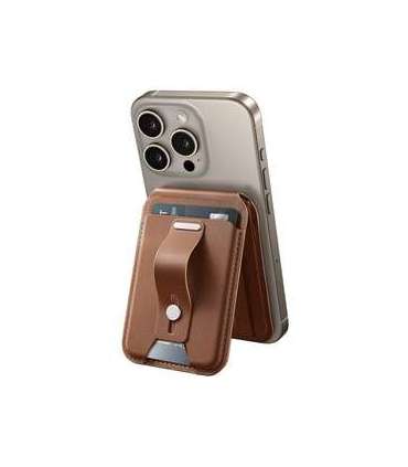 ESR magnetic wallet with stand function (brown)