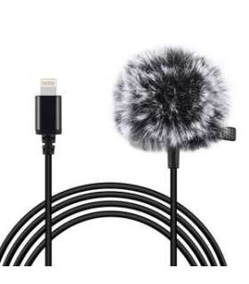 Jack Puluz tie microphone with clip PU426 1.5m 3.5mm Lightning