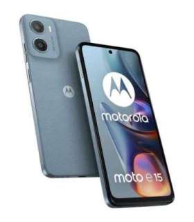 Motorola Moto e15 6.67” Dual SIM Android 14 Edition Go 4G USB Type-C 2 GB 64 GB 5200 mAh Misty Blue