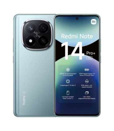 Xiaomi Redmi Note 14 Pro+ 5G 16.9 cm (6.67") Dual SIM USB Type-C 8 GB 256 GB 5110 mAh Blue