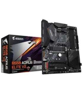 GIGABYTE B550 AORUS ELITE V2 Motherboard - AMD Ryzen 5000 CPUs, 12+2 Phases VRM, up to 4733MHz DDR4, 1xPCIe 4.0 + 1xPCIe