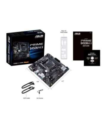 ASUS Prime B450M-K II AMD B450 Socket AM4  micro ATX