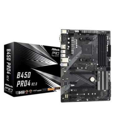 Asrock B450 Pro4 R2.0 Socket AM4 ATX AMD  B450