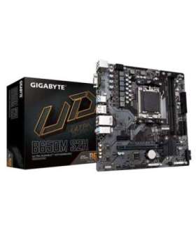 GIGABYTE B650M S2H Motherboard - AMD Ryzen 9000 Series CPUs, 5+2+2 Phases VRM, up to 6400MHz DDR5 (OC), 1xPCIe 4.0 M.2,
