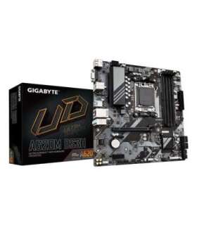 GIGABYTE A620M DS3H Motherboard - Supports AMD Ryzen 8000 CPUs, 5+2+2 Phases Digital VRM, up to 7600MHz DDR5 (OC),