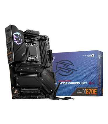 MSI MPG X670E CARBON WIFI motherboard AMD X670 Socket AM5 ATX