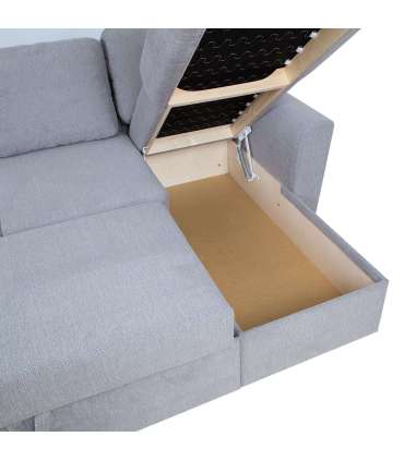 Nurgadiivanvoodi INGA 217x92/160xH92cm, hall