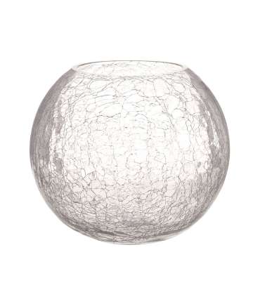 Ваза CRACK BOWL D20,5xH16,5см, стеклянная