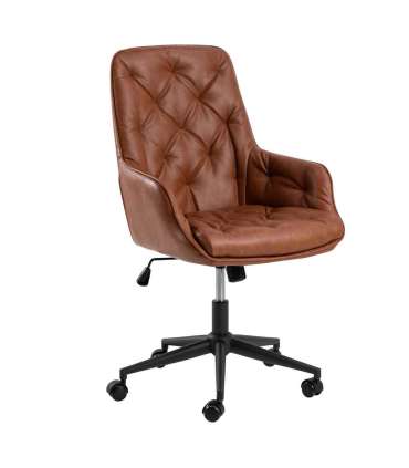 Töötool ERIK pruun, 60x67,5xH106cm, 100% polüuretaan, pulbervärvitud teras