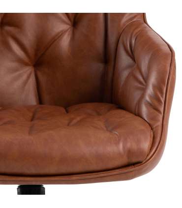 Töötool ERIK pruun, 60x67,5xH106cm, 100% polüuretaan, pulbervärvitud teras