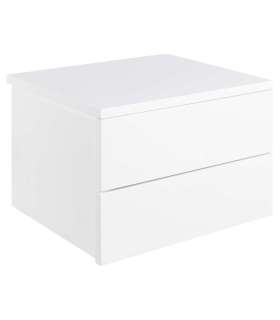 Öökapp AVIGNON 37x32xH24,6cm, valge