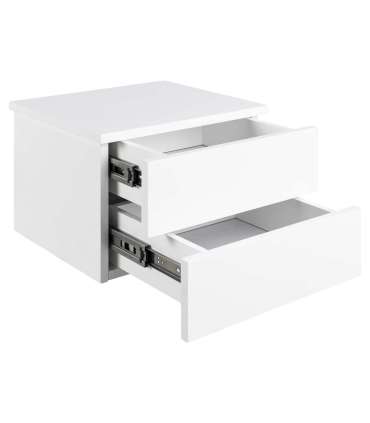 Öökapp AVIGNON 37x32xH24,6cm, valge