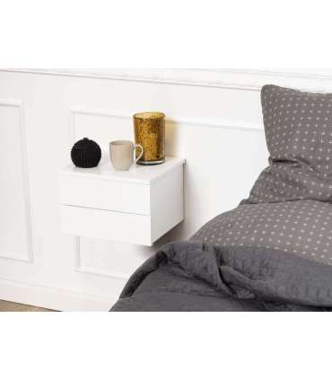 Öökapp AVIGNON 37x32xH24,6cm, valge