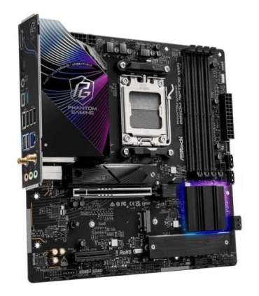 Asrock Phantom Gaming B850M Riptide WiFi AMD B850 Socket AM5 micro ATX