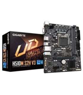 GIGABYTE H510M S2H V3 Motherboard - Supports Intel Core 11th CPUs, up to 3200MHz DDR4, 1xPCIe 3.0 M.2, GbE LAN, USB 3.2