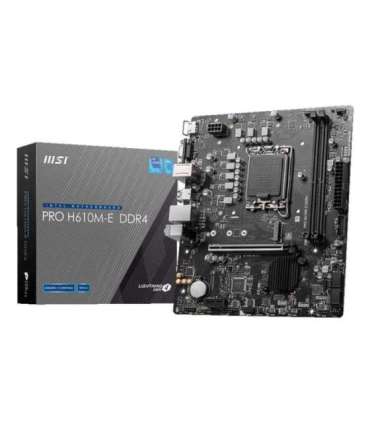 MSI PRO H610M-E DDR4 motherboard Intel H610 LGA 1700 micro ATX