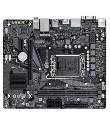 Gigabyte H610M S2H V3 DDR4 Motherboard - Supports Intel Core 14th CPUs, 4+1+1 Hybrid Digital VRM, up to 3200MHz DDR4,