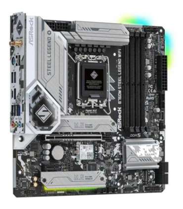Asrock B760M Steel Legend WiFi Intel B760 LGA 1700 micro ATX