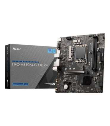 MSI PRO H610M-G DDR4 motherboard Intel H610 LGA 1700 micro ATX