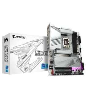 GIGABYTE Z790 AORUS ELITE AX ICE Motherboard - Supports Intel Core 13th CPUs, 16+1+2 Phases Digital VRM, up to 7600MHz
