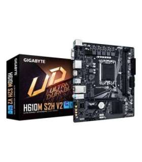 GIGABYTE H610M S2H V2 Motherboard - Supports Intel Core 14th CPUs, 4+1+1 Hybrid Phases Digital VRM, up to 5600MHz DDR5,