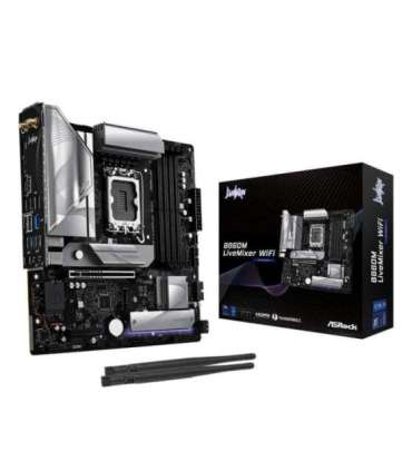 Asrock B860M LiveMixer WiFi Intel B860 LGA 1851 (Socket V1) micro ATX