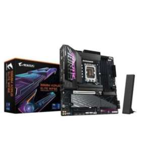 GIGABYTE B860M AORUS ELITE WIFI6E Motherboard - Intel Core Ultra Series CPUs, 12+1+2+1 Phases VRM, up to 9200MHz DDR5,