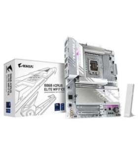 GIGABYTE B860 AORUS ELITE WIFI7 ICE Motherboard - Intel Core Ultra Series CPUs, 14+1+2+1 Phases VRM, up to 9200MHz DDR5,