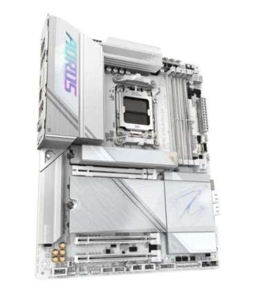 GIGABYTE X870E AORUS PRO ICE Motherboard - Supports AMD Ryzen 9000 CPUs, 16+2+2 Phases Digital VRM, up to 8000MHz DDR5