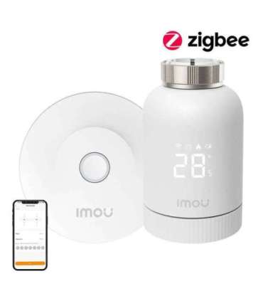 IMOU KIT-TRV1-EU-2 ZigBee thermostatic head kit with 6 adapters and gateway