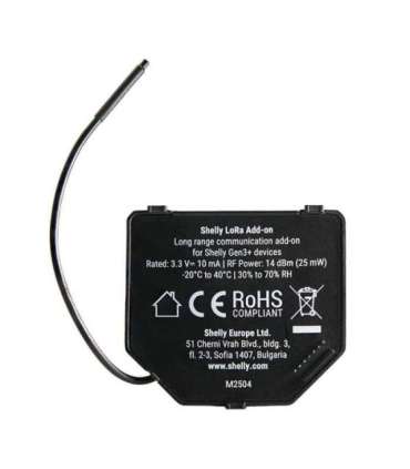 Set of 2 EU868 Relays for gen.3/4 Shelly LoRa Add-on