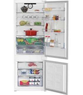 BEKO Built-In Refrigerator BCNE400E40SN, Width 69 cm, Height 194 cm, Energy class E, HarvestFresh, Neo Frost, Inverter motor