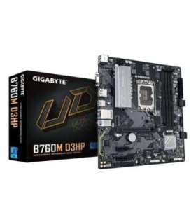 GIGABYTE B760M D3HP Motherboard - Intel Core 14th Gen CPUs, 4+1+1 Phases VRM, up to 5600MHz DDR5, 2xPCIe 4.0 M.2, GbE