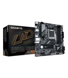 GIGABYTE B650M D3HP Motherboard - AMD Ryzen 9000 Series CPUs, 5+2+2 Phases VRM, up to 7600MHz DDR5 (OC), 2xPCIe 4.0 M.2,