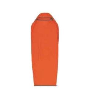 Sea To Summit Reactor Sleeping Bag Liner - Mummy W/ Drawcord- compact- orange