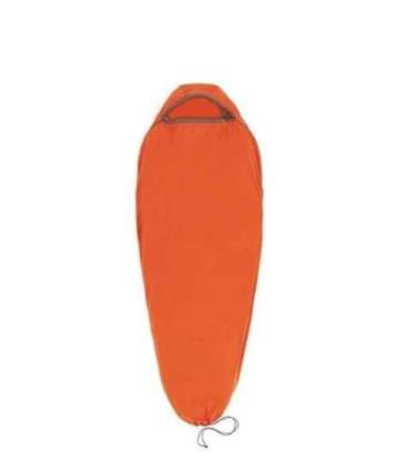Sea To Summit Reactor Sleeping Bag Liner - Mummy W/ Drawcord- compact- orange
