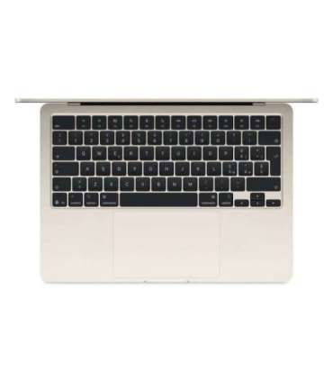 Apple MacBook Air 13-inch : M4 chip with 10-core CPU and 8-core GPU, 16GB, 256GB SSD - Starlight