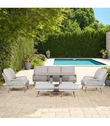 Aiamööblikomplekt MARENDA 6-osaline, hal