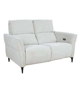 Diivan MIAMI 2-kohaline elektriline recliner 154x92xH99cm, helebeež