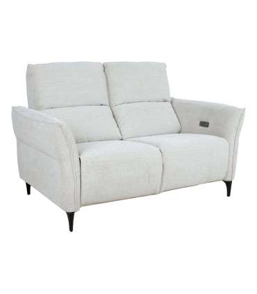 Diivan MIAMI 2-kohaline elektriline recliner 154x92xH99cm, helebeež