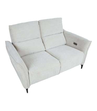 Diivan MIAMI 2-kohaline elektriline recliner 154x92xH99cm, helebeež