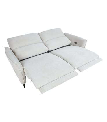Diivan MIAMI 3-kohaline elektriline recliner 199x92xH99cm, helebeež