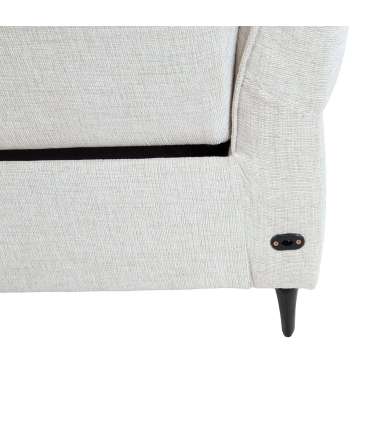 Diivan MIAMI 3-kohaline elektriline recliner 199x92xH99cm, helebeež