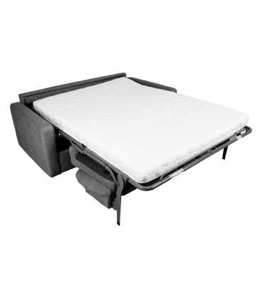 Diivanvoodi PROVO 2-kohaline 188x95xH94cm, tumehall