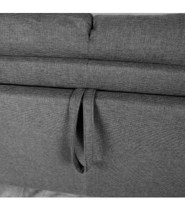 Diivanvoodi PROVO 2-kohaline 188x95xH94cm, tumehall